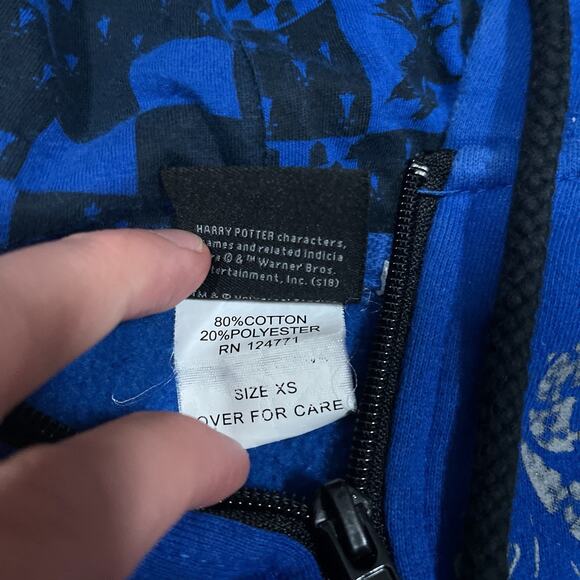 Ravenclaw The Wizarding World Of Harry Potter Universal Studios Zip Up Hoodie XS - Picture 4 of 12